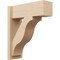 Ekena Millwork 8-in W x 22-in D x 26-in H Funston Block Rough Cedar Woodgrain TimberThane Outlooker, Primed Tan OUTUR080X22X26FST44RCPR - alternate 1